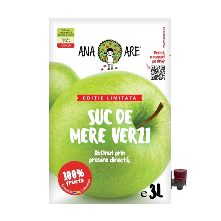 ANA Suc de mere Verzi 3l